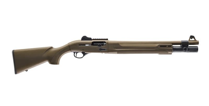 BERETTA 1301 TACTICAL MOD 2 FDE 12 GA 18.5″ BARREL 7-ROUNDS W/ GHOST RING SIGHTS