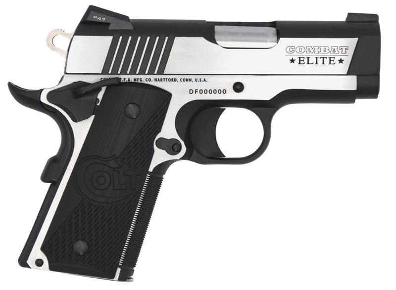 COLT FIREARMS 1911 COMBAT ELITE DEFENDER STAINLESS .45 ACP 3″ BARREL 7-ROUNDS