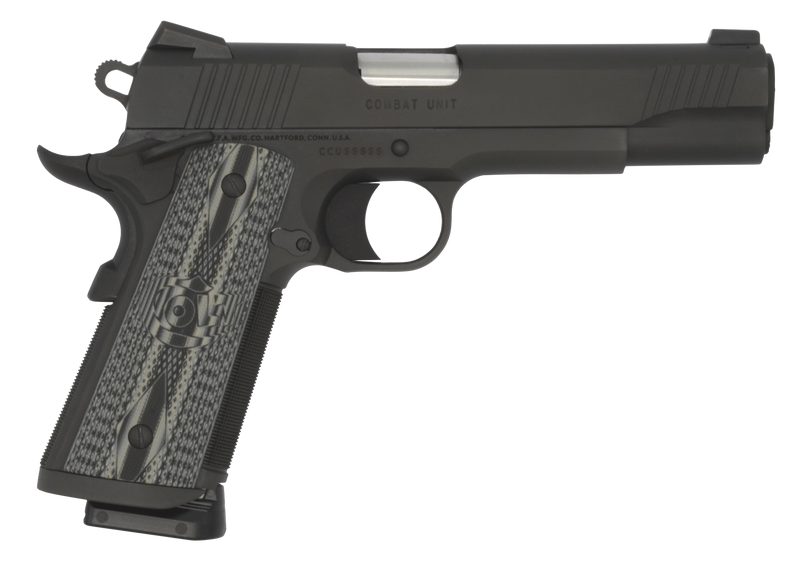 COLT FIREARMS 1911 GOVERNMENT COMBAT UNIT .45 ACP 5″ BARREL 8-ROUNDS NIGHT SIGHTS