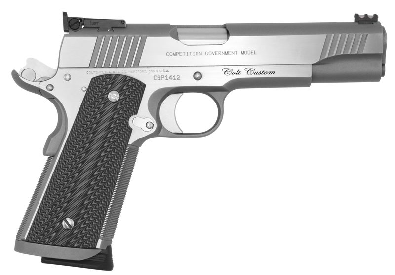 COLT FIREARMS CUSTOM COMPETITION SS STAINLESS .45 ACP 5″ BARREL 8-ROUNDS