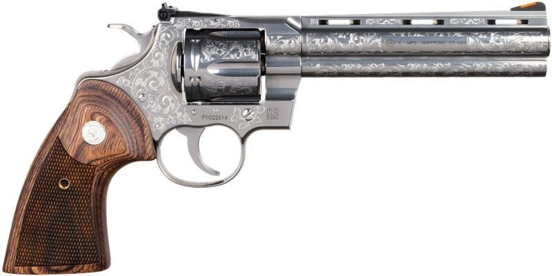 COLT FIREARMS PYTHON .357 MAG 6″ BARREL 6-ROUNDS ENGRAVED