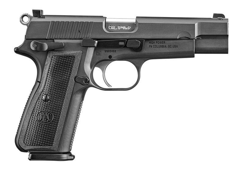 FN HIGH POWER 9MM 4.7″ BARREL 10-ROUNDS WITH ZIPPERED BALLISTIC RANGE BAG