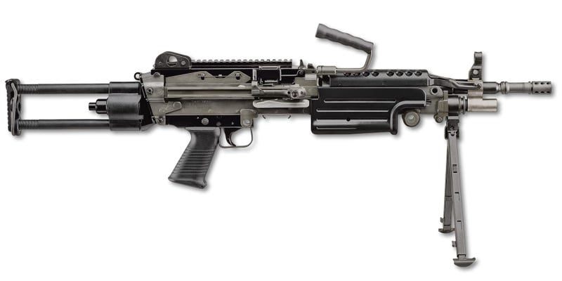 FN M249S PARA 5.56 NATO 16.1″ BARREL BELT-FED TELESCOPING STOCK