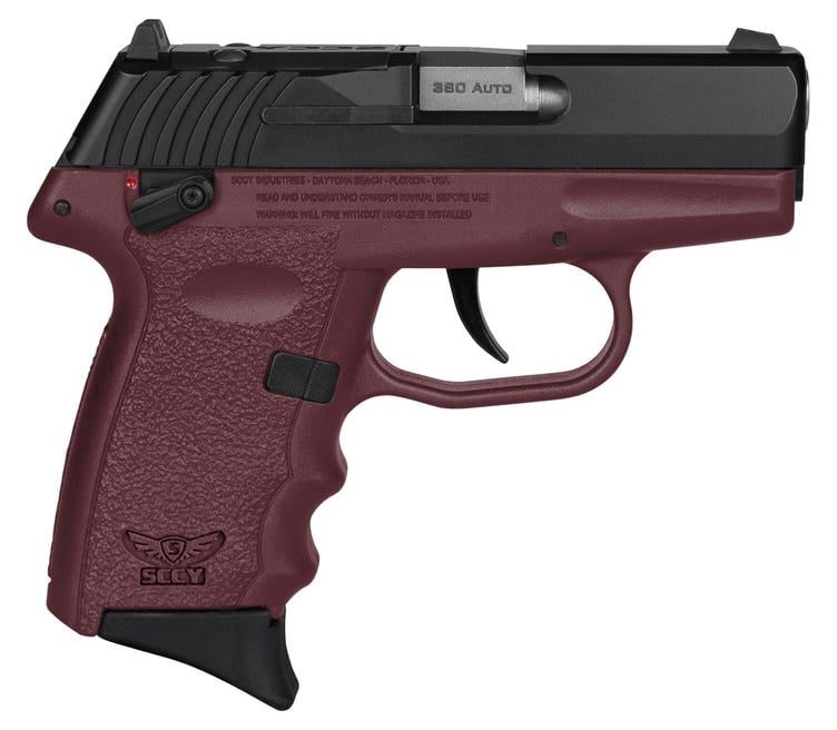 SCCY CPX-4 380 ACP 2.96″ Barrel 10 Rounds BLK SLIDE CRM GRIP SFT