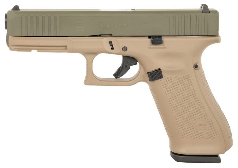 Glock G17 Gen5 ODG/FDE 9mm 4.49″ Barrel 17-Rounds