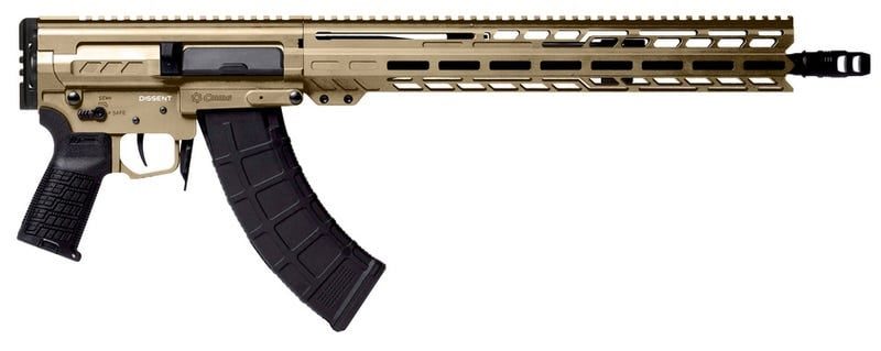 CMMG Dissent MK47 Coyote Tan 7.62 X 39 16.1″ Barrel 30-Rounds No Stock 2 Mags