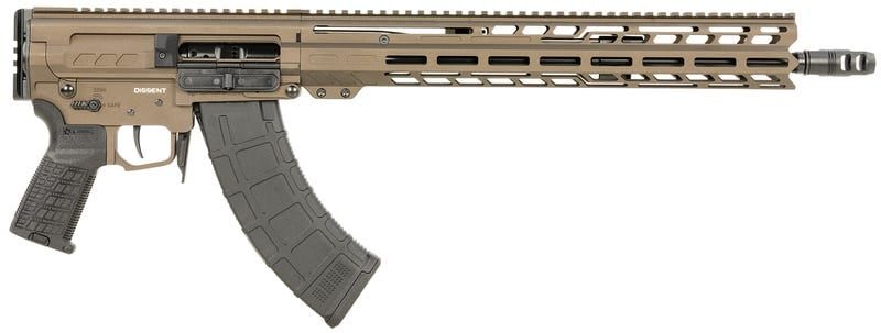 CMMG Dissent MK47 Coyote Tan 7.62 X 39 16.1″ Barrel 30-Rounds No Stock