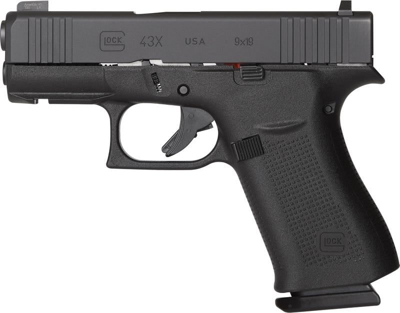 Glock 43X 9mm 3.4″ Barrel 10-Rounds w/ Ameriglo Ultimate Carry Sights