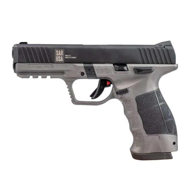 SAR USA SAR9 Platinum / Black 9mm 4.40″ Barrel 17-Rounds 3-Dot Contrast Sights