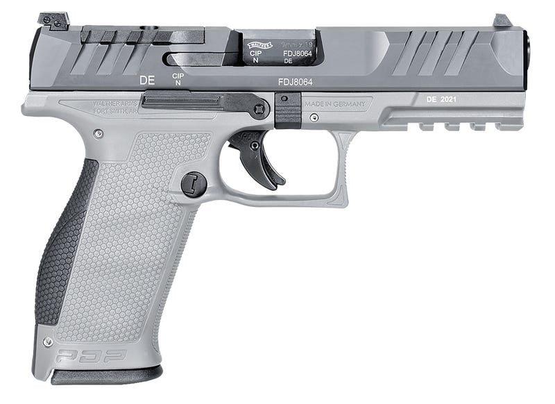 Walther PDP Gray/Silver 9mm 4.5″ Barrel 18-Rounds