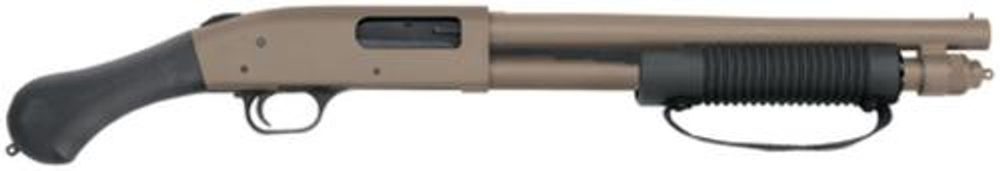 Mossberg 590 Shockwave 12 Ga 14″ Barrel Flat Dark Earth Raptor Pistol Grip 6rd- No NFA Paperwork Mossberg
