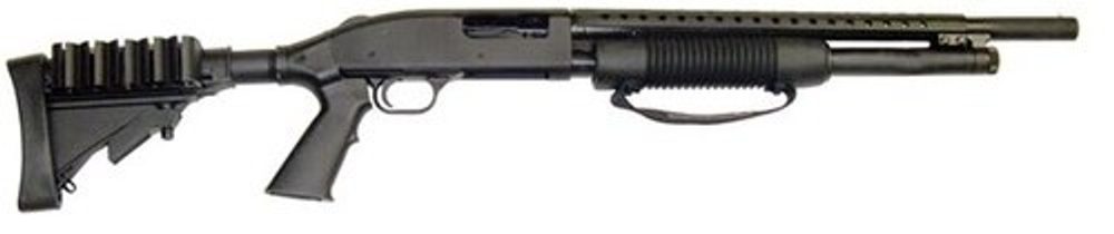 Mossberg 500 Tactical Persuader 12g 18.5″, CAR Stock, , 5 rd Mossberg