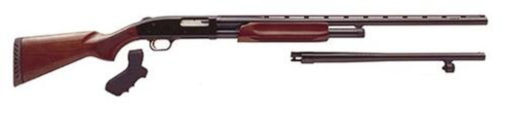 Mossberg 500 Field/Security Combo Pump 12 Ga 28″/18.5″ Barrel, Wood Stock, 6rd Mossberg