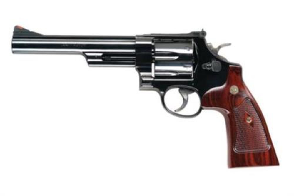Smith & Wesson Model 29 Classic .44 Mag/.44 Special, 6.5″ Barrel, Blue Finish, Wood Grip, 6rd Smith & Wesson