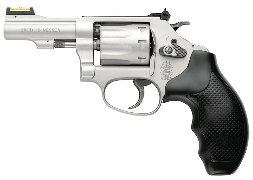 Smith & Wesson 317 Kit Gun 22LR 3″ 8rd Hivis Sight Synthetic Grip Stainless Finish Smith & Wesson