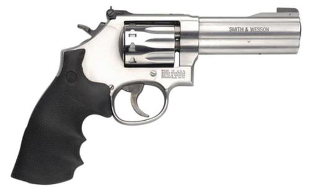 Smith & Wesson 617 K-22 Masterpiece 22LR 4″ Barrel Stainless Steel Houge Rubber Grip10rd Smith & Wesson