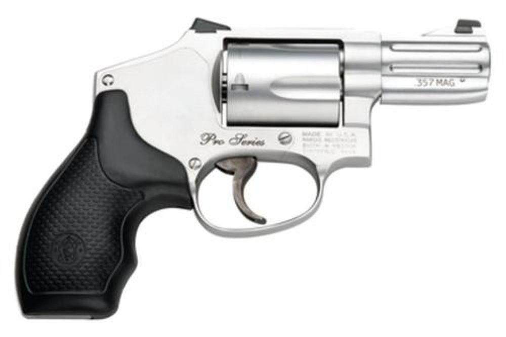 Smith & Wesson 640 Pro .357 Ma/38 Spec 2″ Barrel Satin SS Finish Night Sights Full Moon Clips 5 Round Smith & Wesson