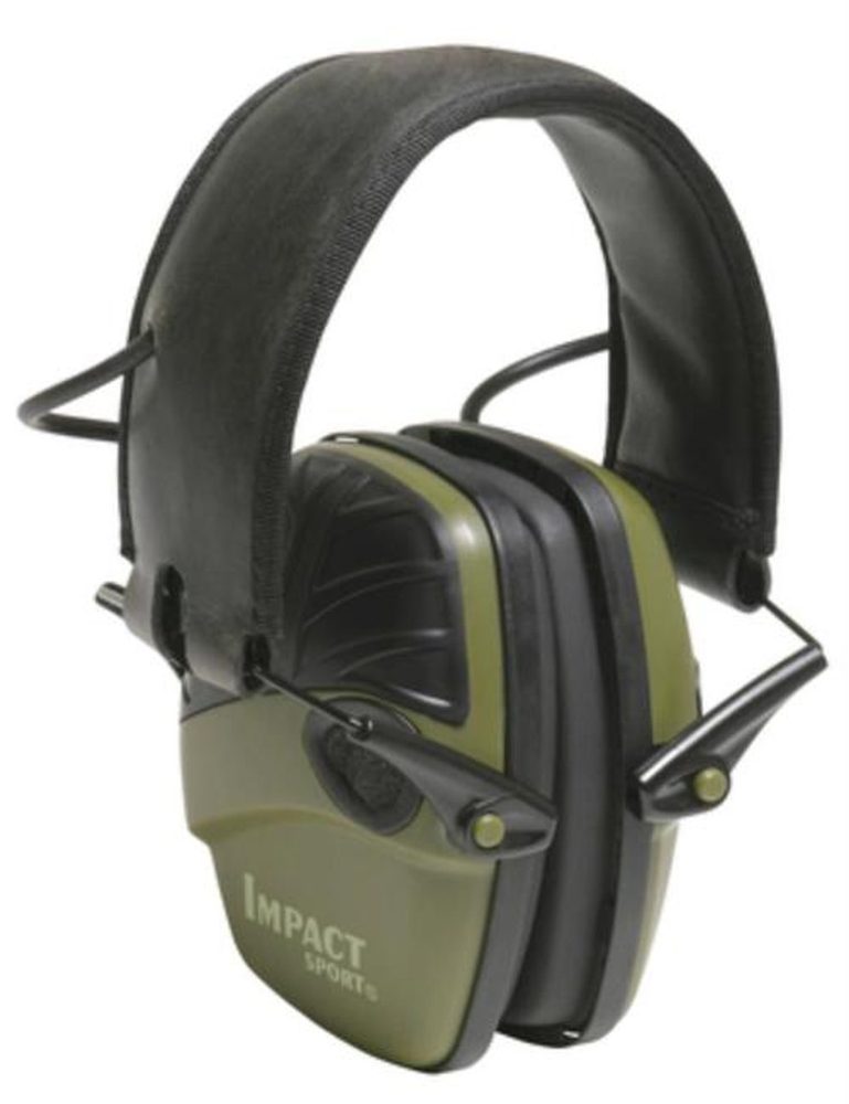 Howard Leight Impact Sport OD Green Electronic Earmuffs Howard Leight