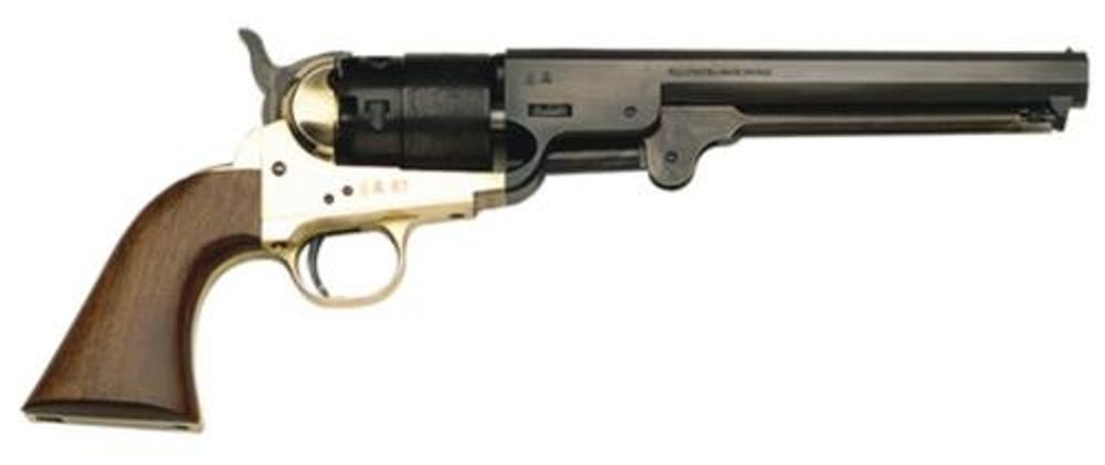 Traditions 1851 Colt 44 Black Powder, 7.5″ Barrel, Hammer/Blade, Walnut Grips, No FFL Needed Traditions Black Powder