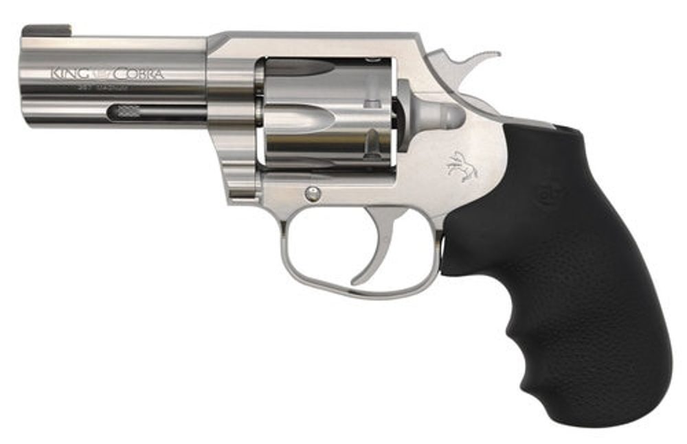 Colt King Cobra 357 Mag/38 Special, 3″ Barrel, Stainless Steel, 6rd Colt