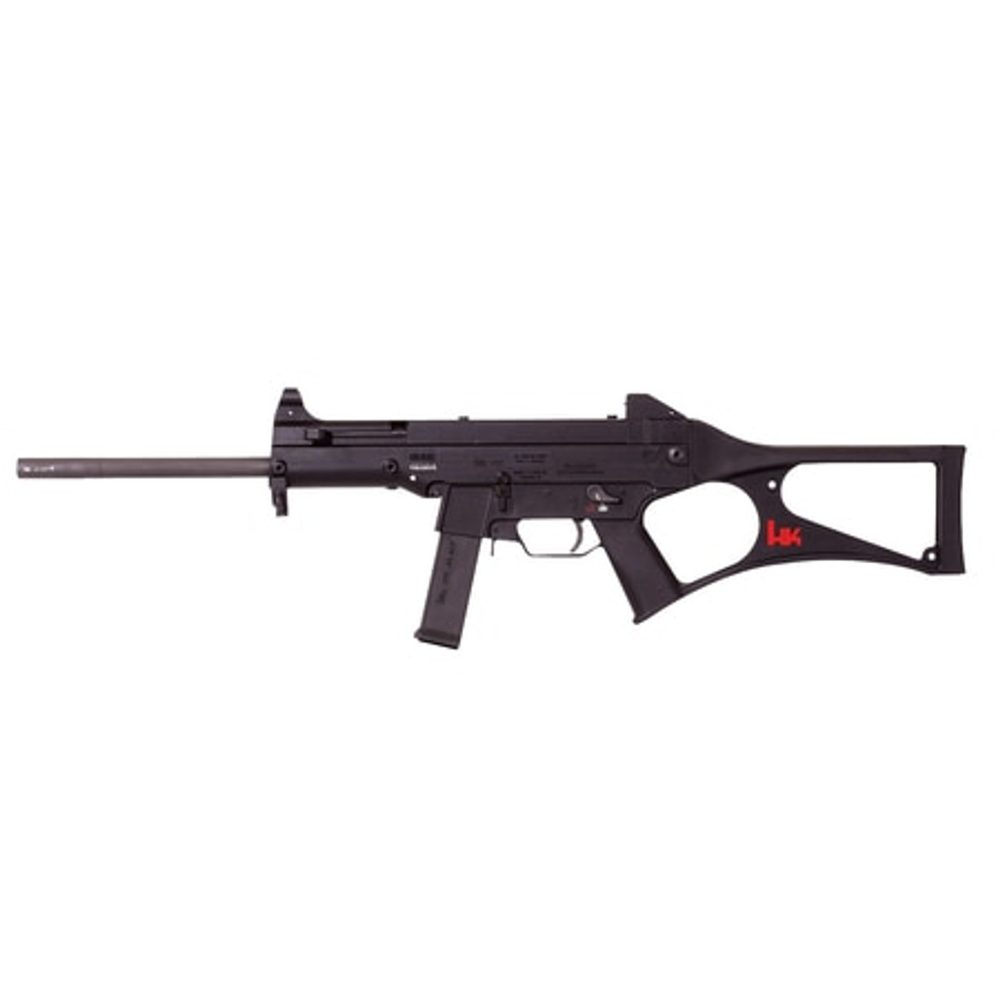 Heckler & Koch USC , matic , 45 ACP, 16.5″ Barrel, Matte Finish, Black, Synthetic Stock, Adjustable Iron Sights, Ambidextrous Safety, 10rd, 2 Magazines HK- Heckler and Koch