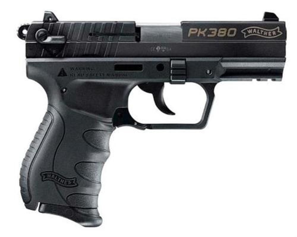 Walther PK380 .380 ACP, 3.6″ Barrel Black, 8 Round, 1 Mag Walther