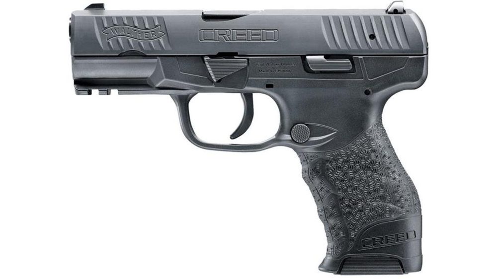 Walther Creed 9mm, 4″ Barrel, Black, 2x16rd Mags Walther
