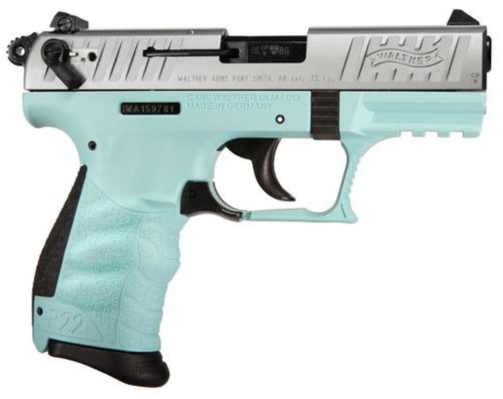 Walther P22 .22 L.R. Angel Blue, 2 Mags, 10rd *CA* Walther