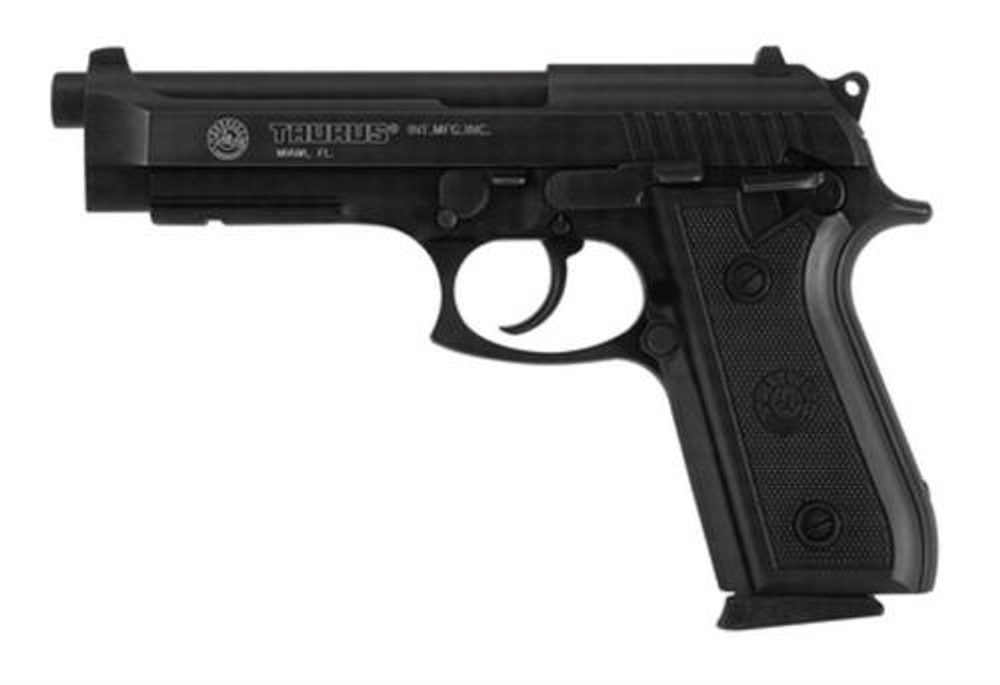 Taurus Model 92 9MM 5″ Barrel, Fixed Sights Blue Finish 17 Rd Mag Taurus