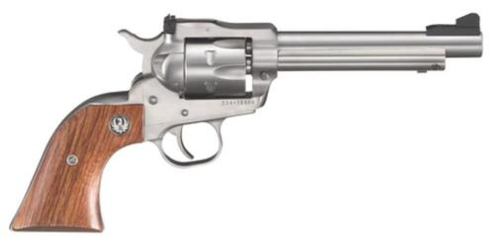 Ruger Single-Six Convertible 22LR/22Mag 5.5″ 6rd Rosewood Grip Stainless Ruger