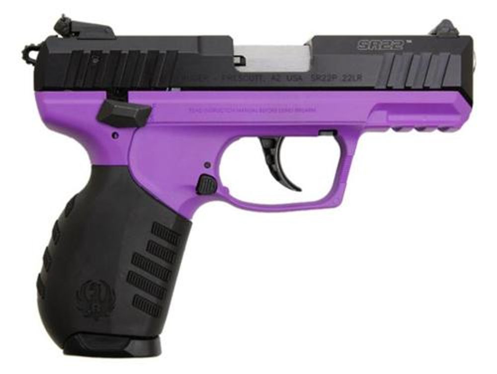 Ruger SR22 22LR Lady Purple 10 rd Mag TALO Exclusive Ruger