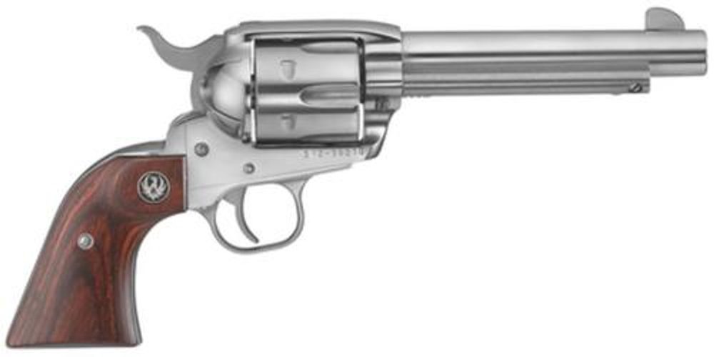 Ruger Vaquero 357/38 Spl, 5.5″ Barrel, Stainless Steel Finish Ruger