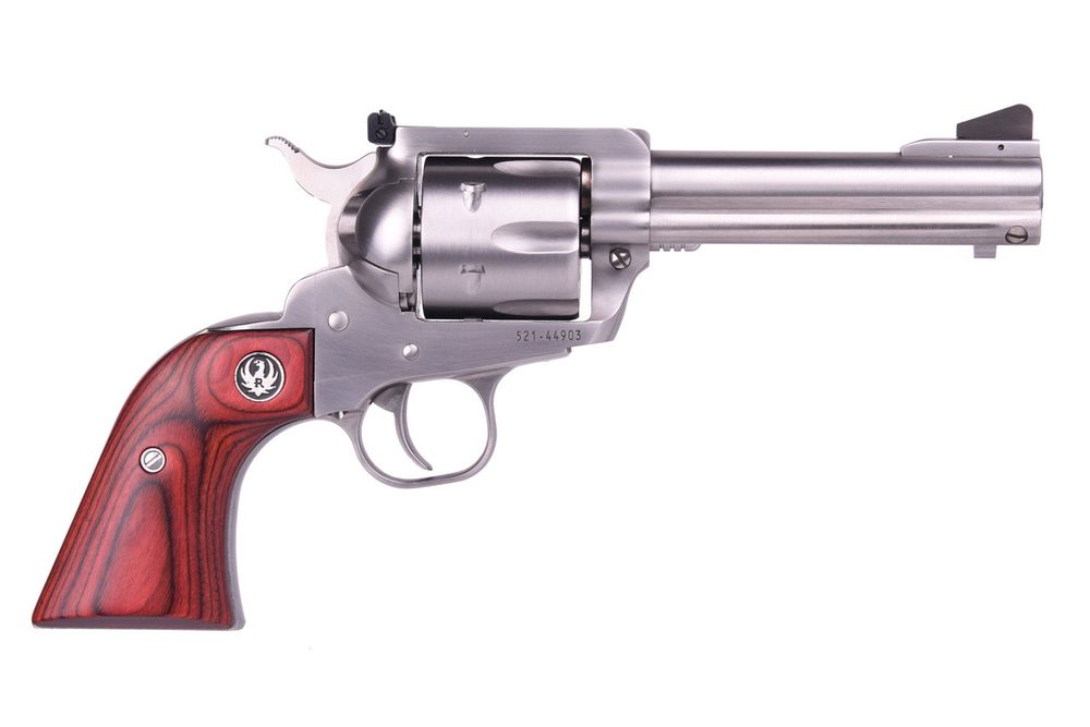 Ruger Blackhawk Flattop Stainless .357 Mag/9mm 4 5/8″ Barrel 6rd, Two Cylinders Ruger