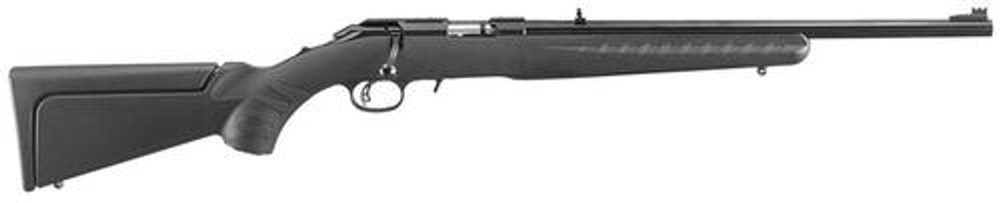 Ruger American Compact Rimfire Rifle .22 Magnum 18″, Satin Blue Finish Ruger