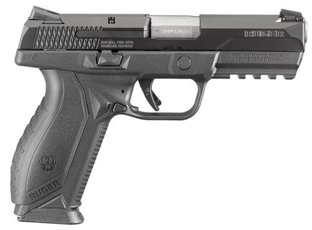 Ruger American Pistol Pro Model 9MM 4.2″ Barrel, Novak Sights, 17 Rd Mag Ruger