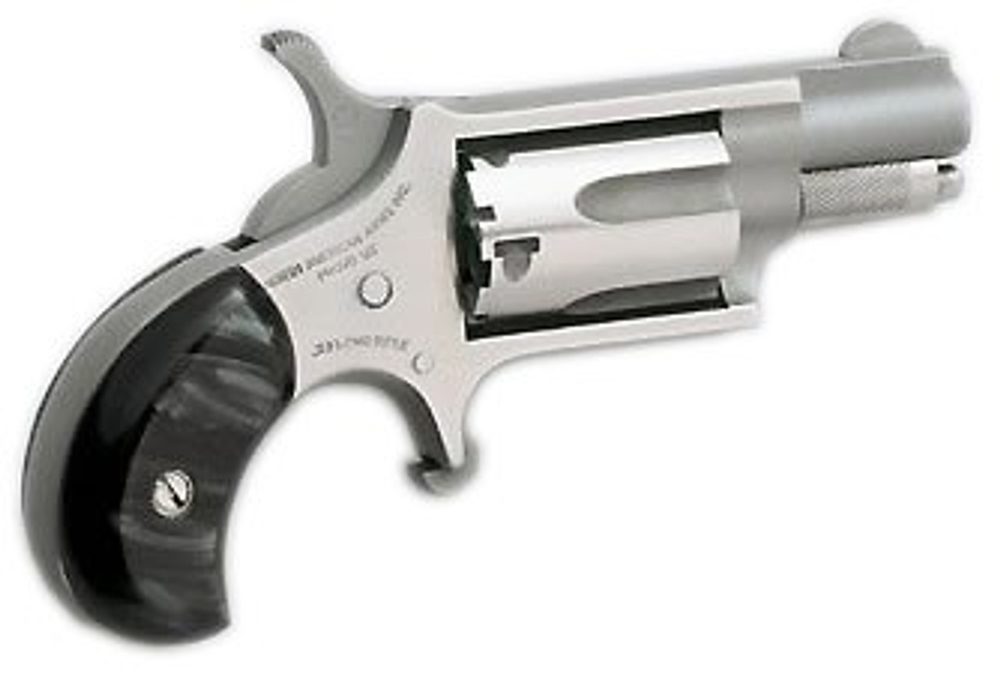 North American Arms Mini Revolver 22LR 1 1/8″ Barrel Black Pearl Grips North American Arms