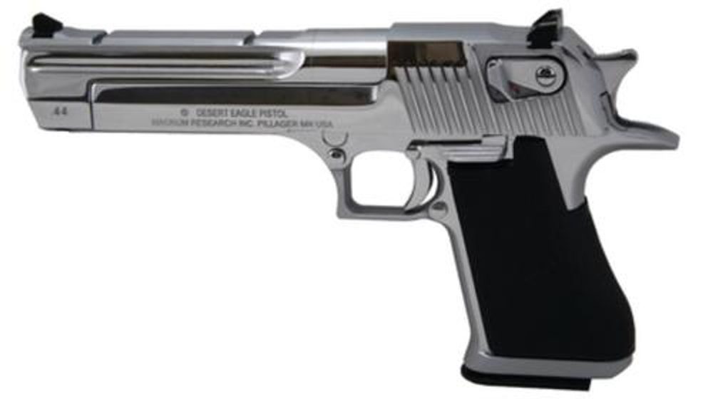 Magnum Research Desert Eagle Mark XIX .44 Magnum 6″ Barrel Polished Chrome Finish 8rd California Compliant Magnum Research