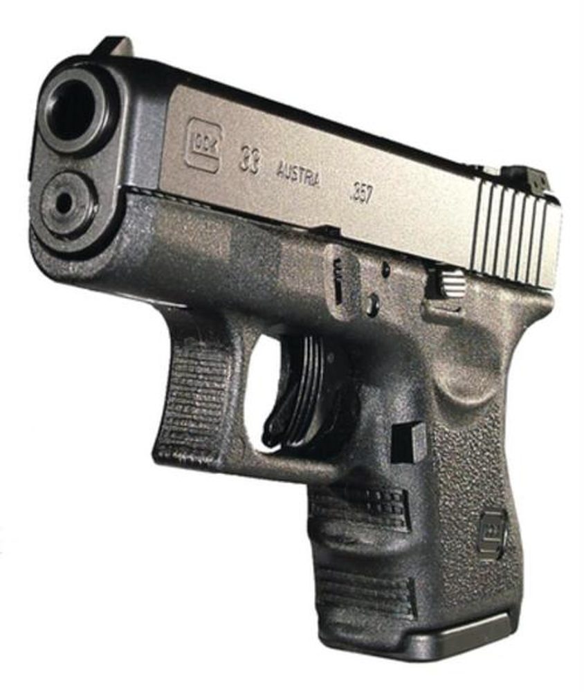 Glock G33 Standard 357 Sig 3.46″ Barrel, Fixed Sights Poly Grip/Frame Black, 9rd Glock