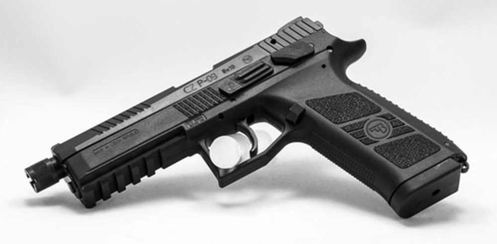 CZ P-09 Suppressor Ready 9mm, 5.2″ Threaded Barrel, Matte Black, 19rd CZ USA
