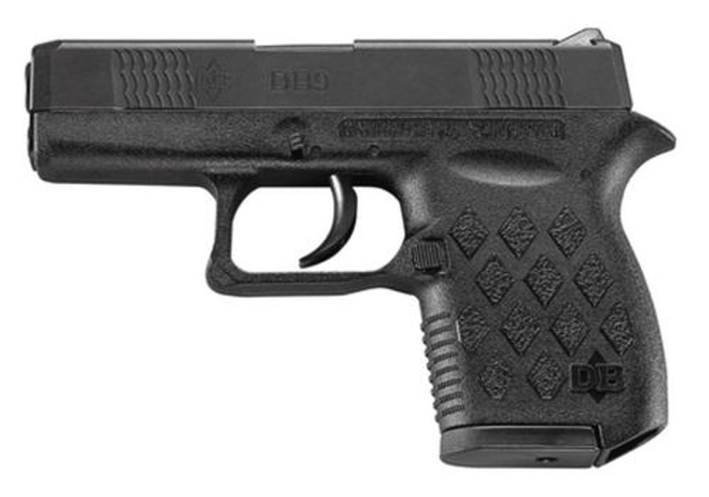 Diamondback DB9 9mm, 3″ Barrel, Black Slide, Polymer, 6rd Diamondback Firearms