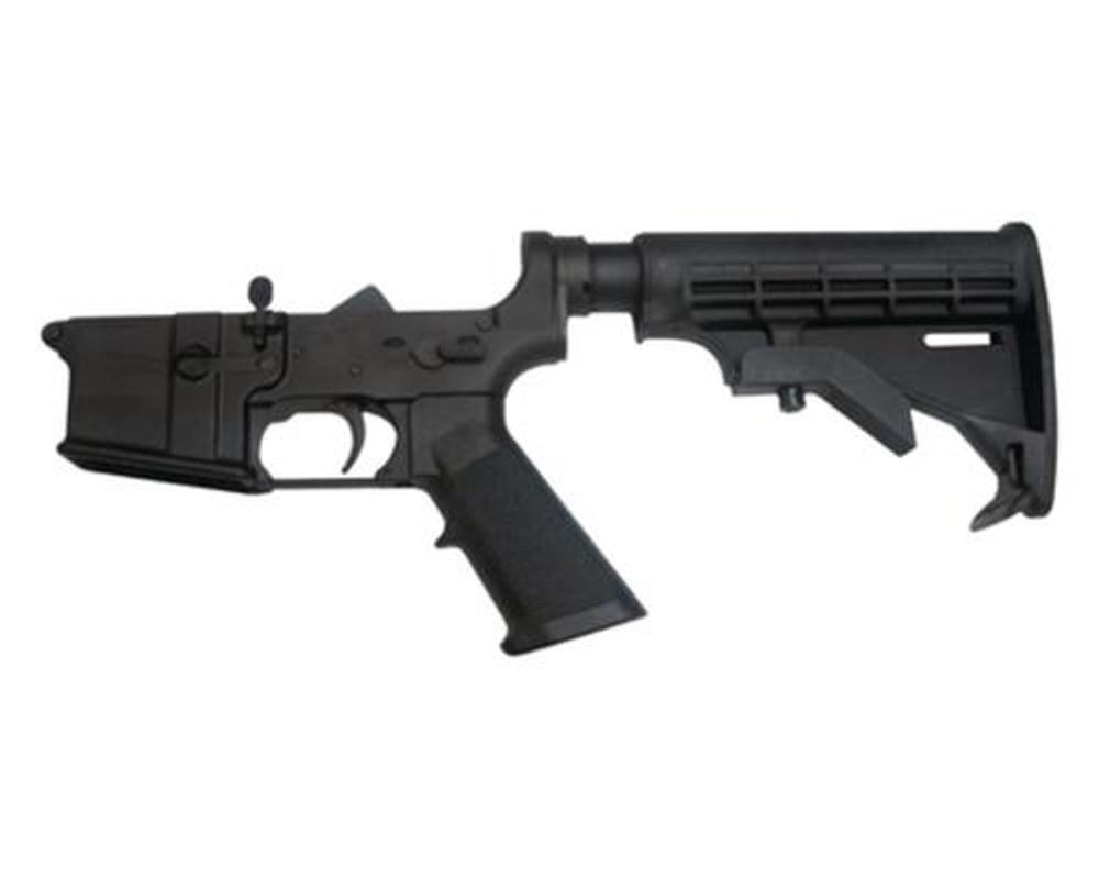 CMMG Ar-15 Lower Complete, 6-Pos Mil-Spec Stock CMMG