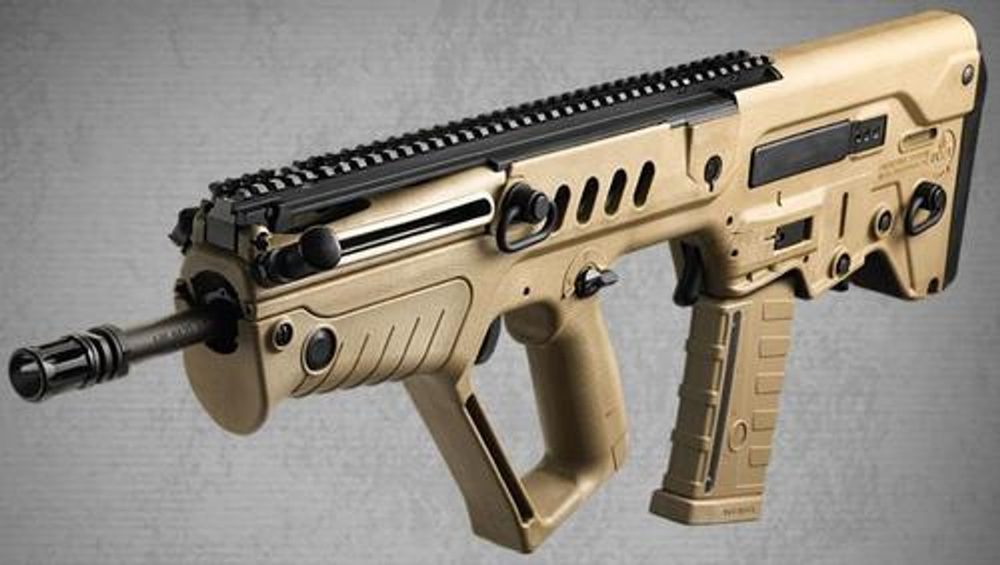 IWI TAVOR SAR Bullpup Rifle – Flattop 5.56 NATO, Flat Dark Earth Stock, 16.5 1:7 Barrel, 30rd Mag IWI USA