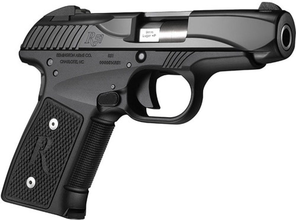 Remington R51 Sub Compact 9mm 3.4″ Barrel Melonite Finish 7rd Mag Remington