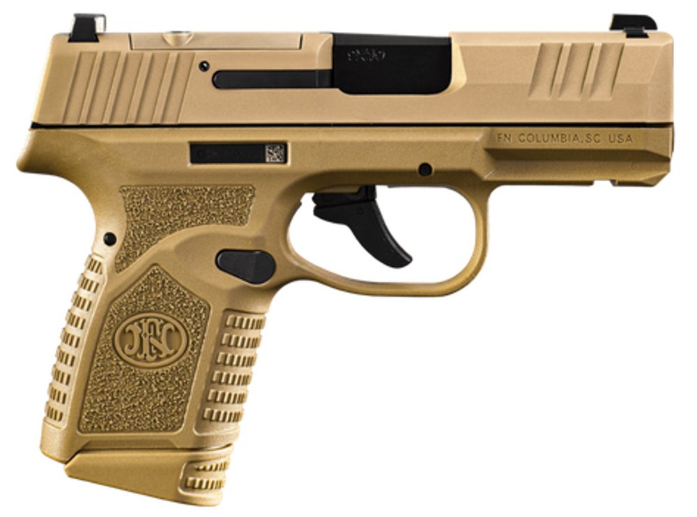 FN Reflex MRD 9mm, 3.3″ Barrel, Flat Dark Earth, NMS, Optics Ready, 15rd FN America