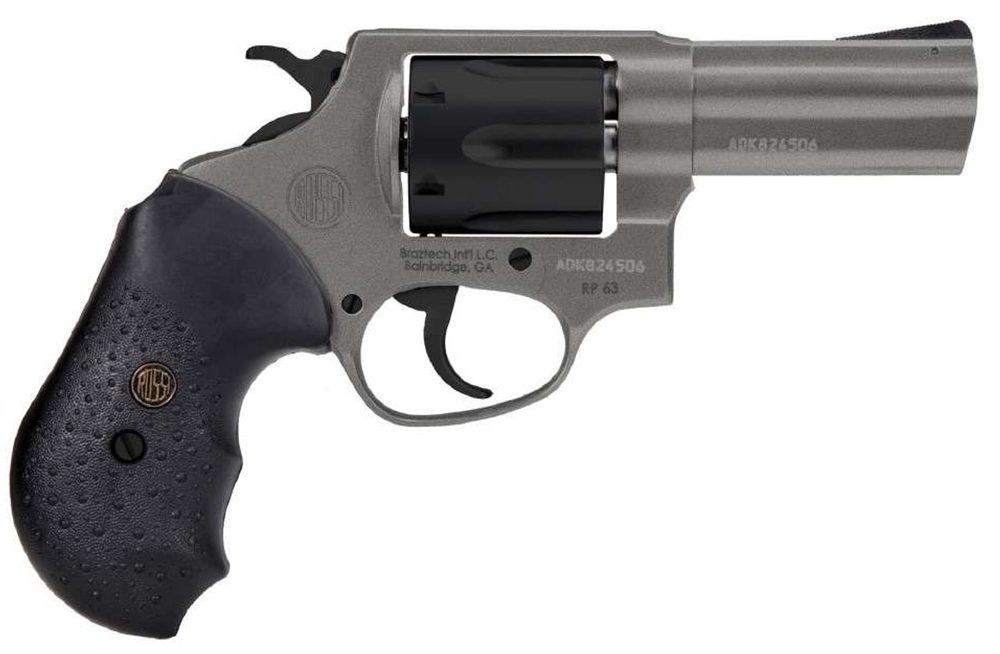 Rossi RP63 357 Magnum, 3″ Barrel, Tungsten, Rubber Grips, 6rd Rossi