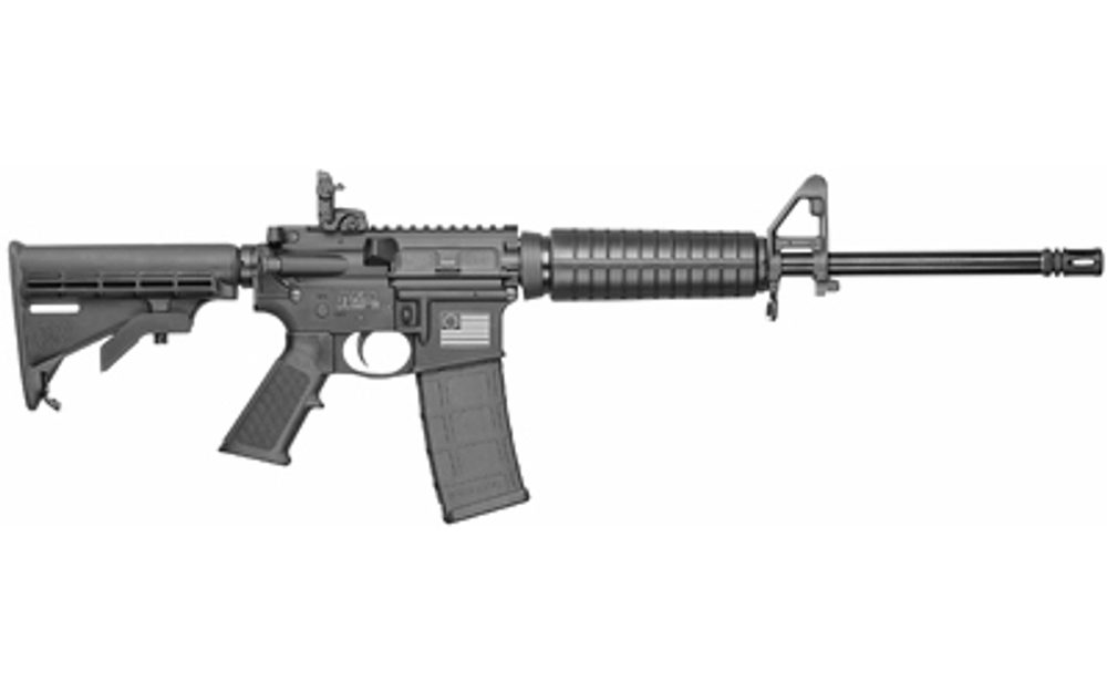 Smith & Wesson M&P 15 Sport II AR-15 5.56mm, 16″ Barrel, Black, 6 Position Stock, Betsy Ross Flag, 30rd Smith & Wesson