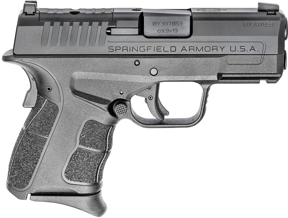 Springfield XDS-Mod.2 OSP (Optical Sight Pistol) Striker Fired, Sub-Compact, 9mm, 3.3″ Barrel, Black Color, Polymer Frame, Optics Ready, 9Rd, 2 Magazines, 1-7Rd, 1-9Rd Springfield Armory