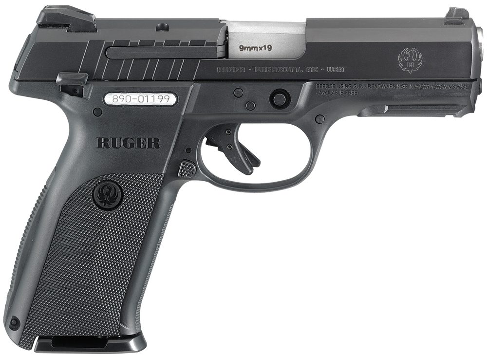Ruger SR9E Pistol 9mm 4″ Barrel 3-Dot Sights Black 17 Rnd Mag Ruger