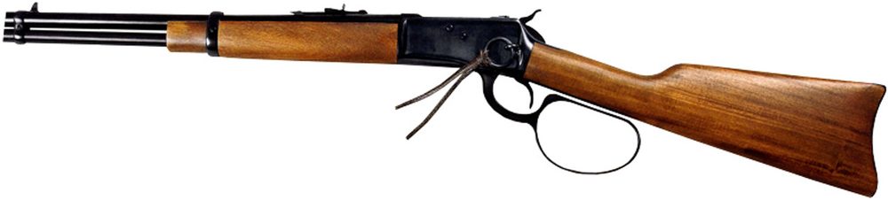 Rossi R92, Large Loop, Lever Action Rifle, 357 Magnum, 16″ Barrel, Blued, Black, Brazilian Wood Furniture, Buckhorn Sights, 8 Rounds, Right Hand Rossi