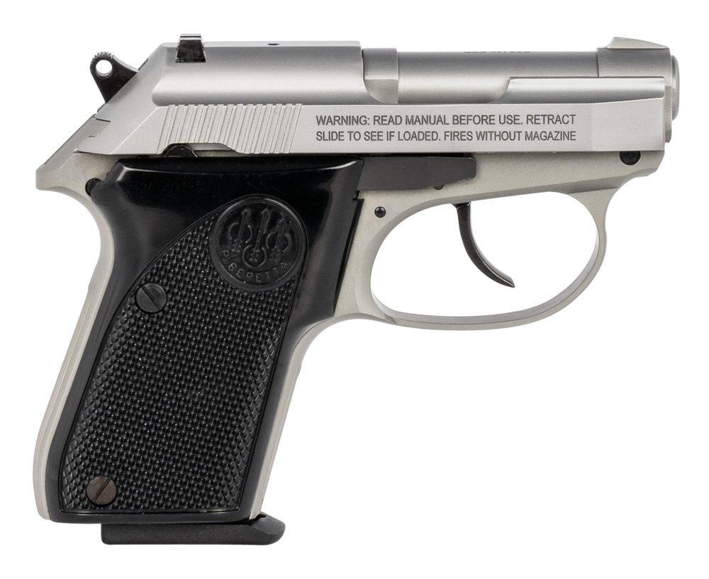 Beretta 3032 Tomcat Inox (CA Compliant) .32 ACP 2.4″ Barrel, Black Grips, 7 Rd Mag Beretta